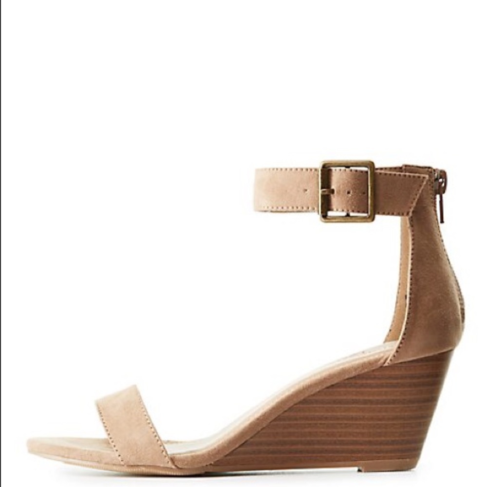 FREE Mid heel wedge sandal